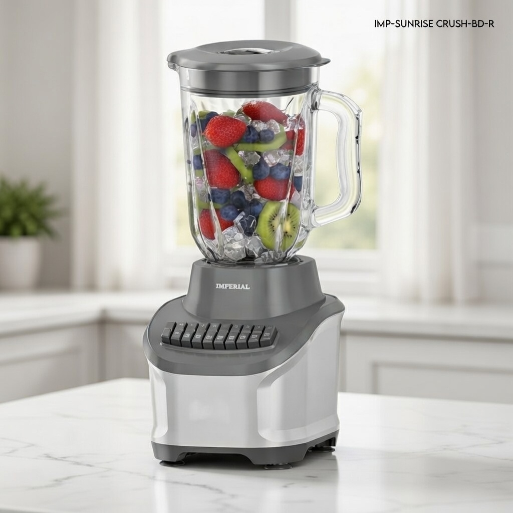 IMPERIAL 16 SPEED BLENDER-- SUNRISE -- GLASS -- 500 WATTS (4)